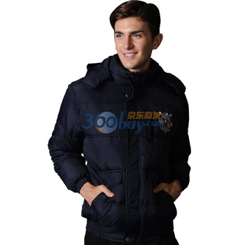 POLO VILLAE保罗威特时尚休闲男士连帽立领棉茄克 PFDESAHCW712 713 715 深上青 54/XXL
