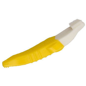 进口美国品牌Baby banana brush香蕉磨牙刷brush 100%有机硅0YA5FFA001