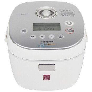 松下（panasonic） 电饭煲SR-PMH101 3L （尊贵银） 适合1-4人 天面操作 波纹备长炭黑锅 不锈钢保湿帽