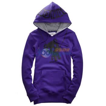 Giordano佐丹奴BSX 外套 女小熊MINI CHE连帽卫衣 04381520 紫色 XL