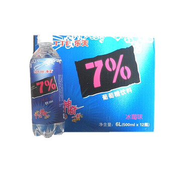 乐天7%葡萄糖饮料(冰莓味)1瓶500ML*12瓶