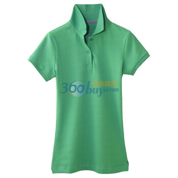 Giordano佐丹奴 Polo 女纤腰弹力粉嫩珠地POLO 01311001 绿宝石色 S