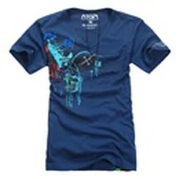 ATOPI2011夏男装 纯棉休闲百搭时尚修身短袖T恤POLO(11026) 宝蓝色 XL