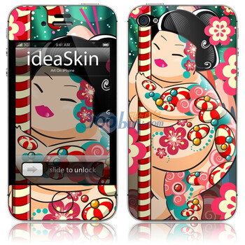ideaSkin iPhone 4S 胖美人 手机外壳保护套皮贴膜 CJLA940625