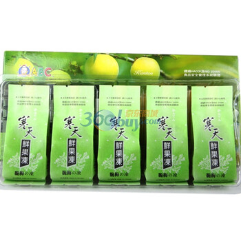 台湾 ABC寒天鮮果凍 Q布丁味、Q梅味、脆梅味 3种口味 750g 3盒装