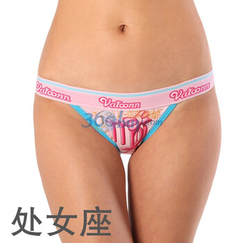 VATOONN花佃品色星座天使低腰纯棉印花性感女士小三角内裤NXZW11 处女座 L