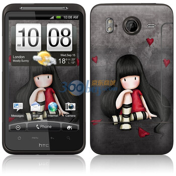 ideaSkin HTC Desire HD / G10 /G7HD/A919/大坏蛋 发呆中 手机外壳保护套皮贴膜 ENDASC262001