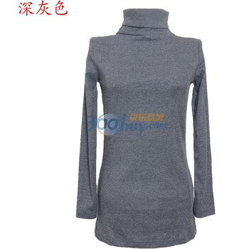爱裳海 2012春季新款长袖百搭中长款弹性打底衫 801330 深灰色 均码