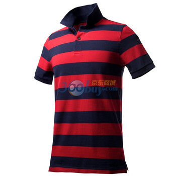 Giordano佐丹奴 Polo 男撞色自由间修身珠地Polo 01011008 纯蓝 L