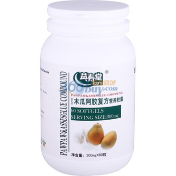 益寿堂木瓜阿胶复方营养胶囊 300mg/粒×60粒/瓶