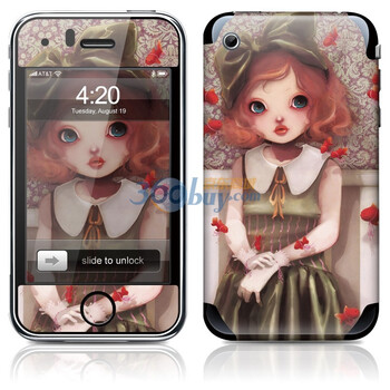 ideaSkin iPhone 3G/3GS 优雅的装扮 手机外壳保护套皮贴膜 ABRA621739