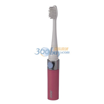 赛嘉seago 便携式声波电动牙刷SG923 玫红色 赠2个牙刷头