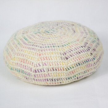 伊点饰品 ELEAN DIVIES 热销　时尚迷彩秋冬针织单帽 帽子 08-800077 白色 59cm