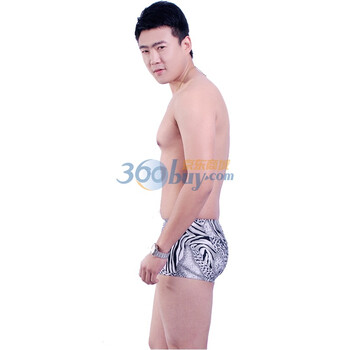 蕾渧 leidi 一片式无痕男士内裤 2条装 TMLD02007 虎纹 XXXL
