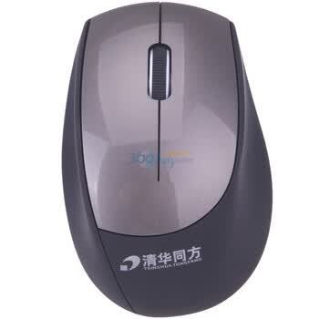 清华同方（TSINGHUA TONGFANG）AS402无线光电鼠标 灰黑色