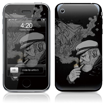 ideaSkin iPhone 3G/3GS 老船长的回忆 手机外壳保护套皮贴膜 ABRC081922