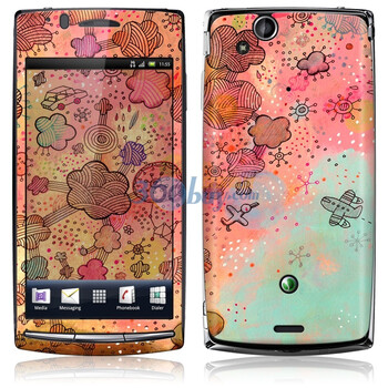 ideaSkin 索尼爱立信 XPERIA arc/ X12/LT15i/LT18i 火山 外壳保护套皮贴膜 DBED052165