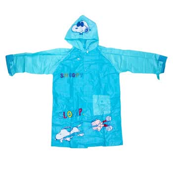 史努比雨衣儿童雨衣学生雨衣雨披T-SPY3001 深蓝色85cm