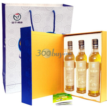 晶华利康高档核桃油500ml*3礼盒
