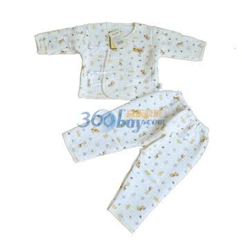 童泰 加厚保暖和服套装1516 黄色 66码