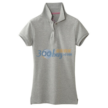Giordano佐丹奴 Polo 女纤腰弹力粉嫩珠地POLO 01311001 灰色 M