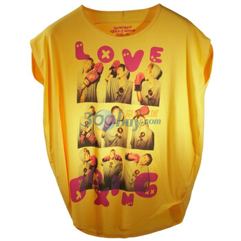 Giordano佐丹奴 T恤 女活出真我动感Big Tee 01391065 浅黄色 M