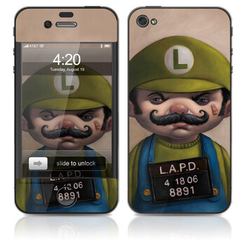 ideaSkin iPhone 4 落魄的路易 手机外壳保护套皮贴膜 ENCJKC211987