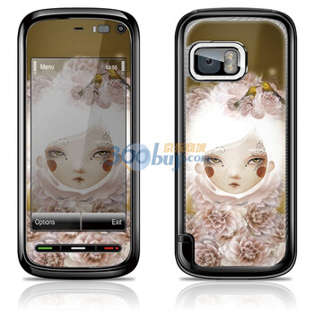 ideaSkin 诺基亚 5800XM/5800I/5800W/5800N/5802 光影女孩 外壳保护套皮贴膜 ENCEKC612062