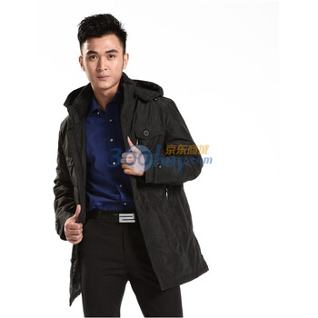 波司登【上羽】11新款 羽绒服 男商务休闲款 SL9703 黑色 190/104A(XXL)
