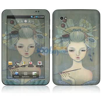 ideaSkin 三星 GALAXY Tab / P1000 / P1010 皮肤 艺伎花魁 外壳保护套皮贴膜 DBGC742086