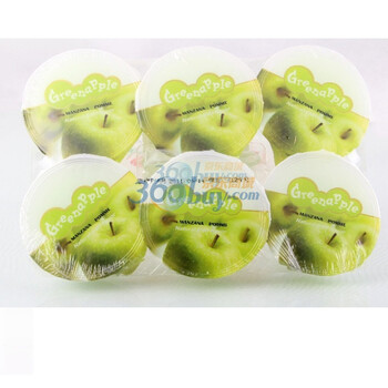台湾 ABC菠萝味+ABC葡萄味+ABC青苹果味果冻 含椰果 498g*3包 3种口味