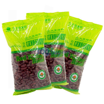 北大荒绿野有机红芸豆（袋装）400g*3袋