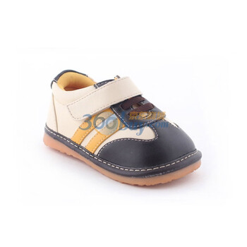 小蓝羊 叫叫鞋 秋款新品 男女童鞋 SQ-A11208米色24