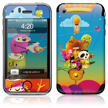 ideaSkin iPhone 3G/3GS 热气球之旅 手机外壳保护套皮贴膜 ENABRB711670