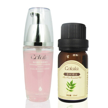 可拉拉茶树精油10ml+可拉拉焕白精粹调养精华30ml 祛痘滋养组合