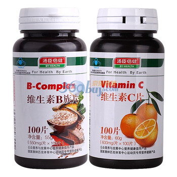 汤臣倍健维生素B族片100片+汤臣倍健维生素C片100片