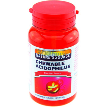 Natures Source自然源泉益生菌咀嚼片1000mg×60片×2瓶