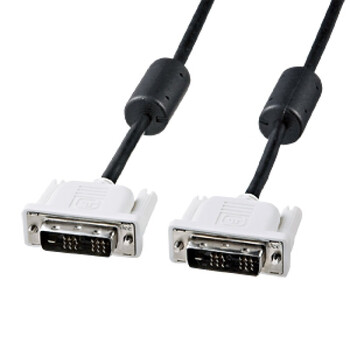 日本SANWA SUPPLY KC-DVI-2SL 优质高速5.2毫米超纤细兼容24、29针DVI连接线 3重抗干扰 2米
