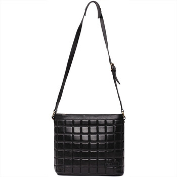 喆代仁LE DECADE Mosaic Crossbody简约斜跨女包 310901 黑色 单肩斜跨包