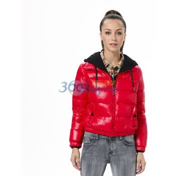 波司登 2011新款 羽绒服 女针织帽短面包 BR2208 红色 185/104A(XXXL)