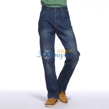 IZOD 2011新品宽松轻水洗男士休闲牛仔裤 3121916161003 牛仔色 190/96A(36)