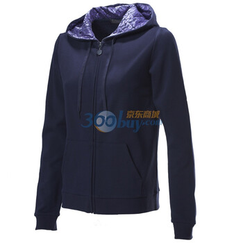 Giordano佐丹奴 卫衣 女WWS闪粉印帽开胸卫衣 01370937 紫色 XS