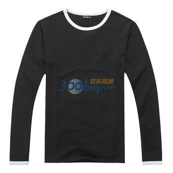 KALAKAMO卡拉卡蒙男装新品 韩版时尚长袖T恤 男无印花TC1104 深灰 XL