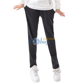韩都衣舍 韩国哈伦裤春季新品新年春装女纯色显瘦萝卜哈伦裤IF0004FX 灰色 M