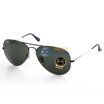 Ray-Ban雷朋经典款G15经典镜片太阳眼镜RB3025-004 62□14 枪框绿灰片