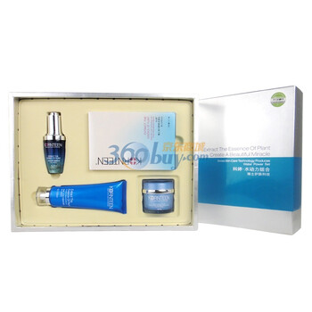 科婷(kornteen)水动力组合 水动力洁面乳120ml+海藻精华液30ml+极速补水王50g+魔幻酵素面膜贴6片