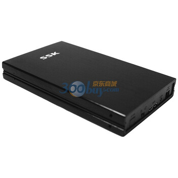 飚王（SSK）HE-G302 “天火-增强版" USB 3.0 硬盘盒 12.5mm 2.5"SATA硬盘支持（黑色）
