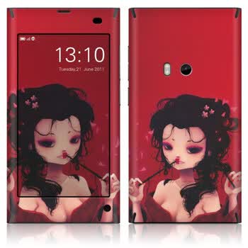 ideaSkin 诺基亚 N9 皮肤 艺伎 手机 外壳保护套皮贴膜 BALA620328
