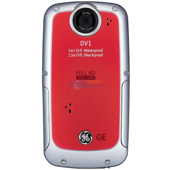 通用（GE）DV1闪存摄像机（红色）