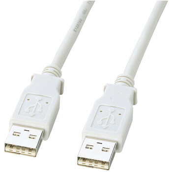 日本SANWA SUPPLY KB-USB-A3K 优质USB接口线 两端为USB的A类口 3米 白色